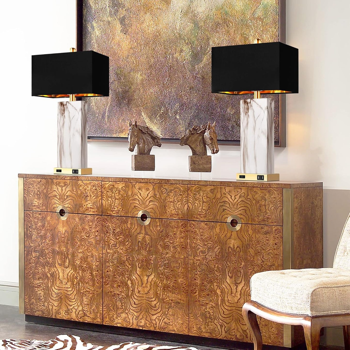 Luxury Ambient Table Lamps Set