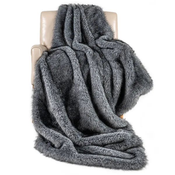 Luxury Faux Fur Throw Blanket