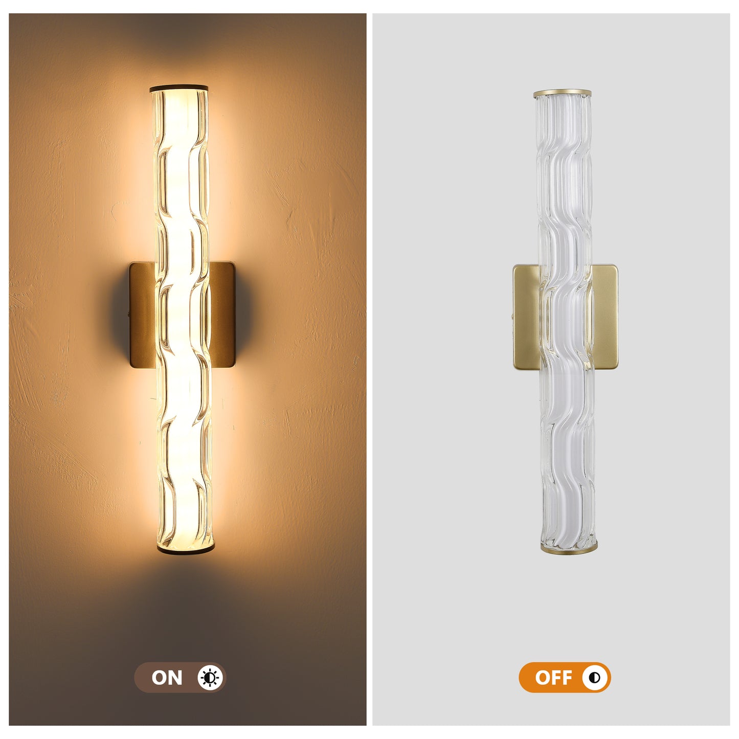 Aura Crystal Wall Sconces