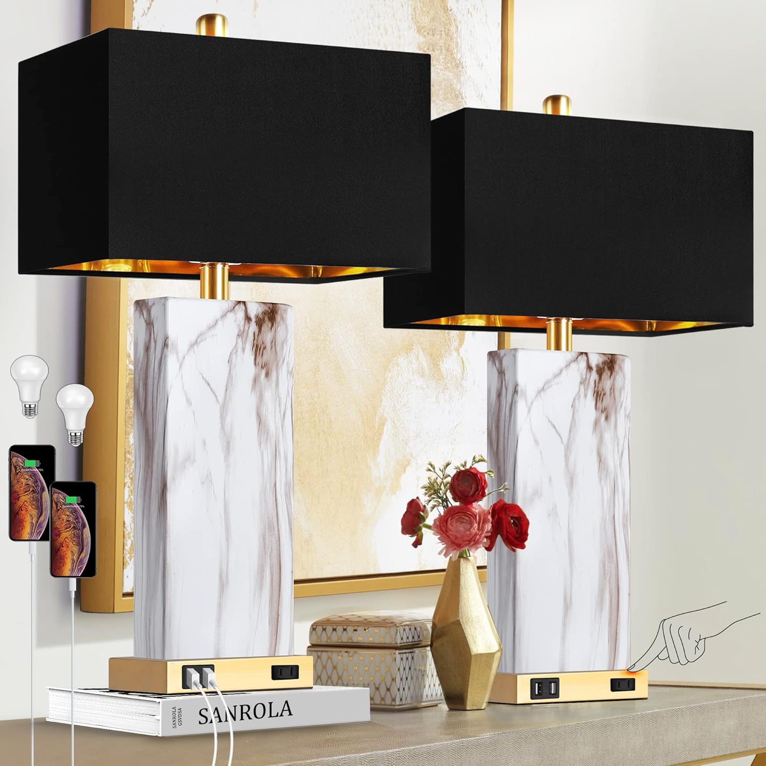 Luxury Ambient Table Lamps Set – Nestellé
