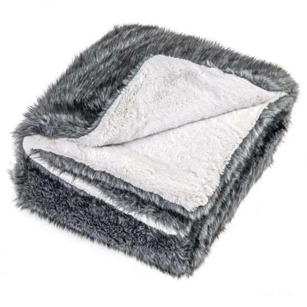Luxury Faux Fur Throw Blanket