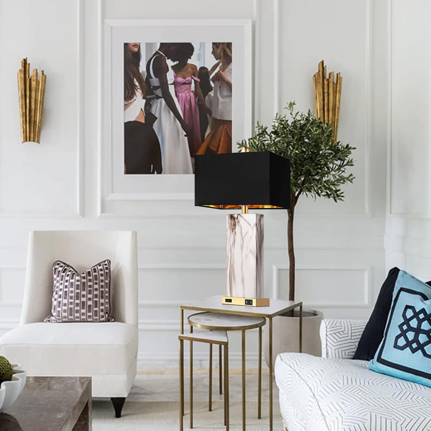 Luxury Ambient Table Lamps Set