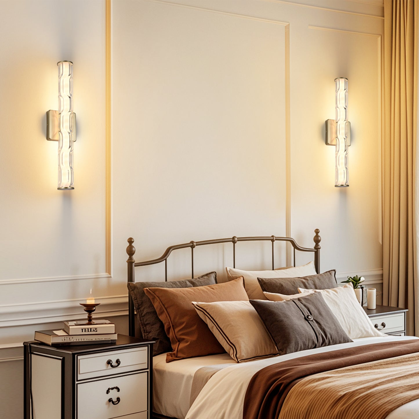 Aura Crystal Wall Sconces