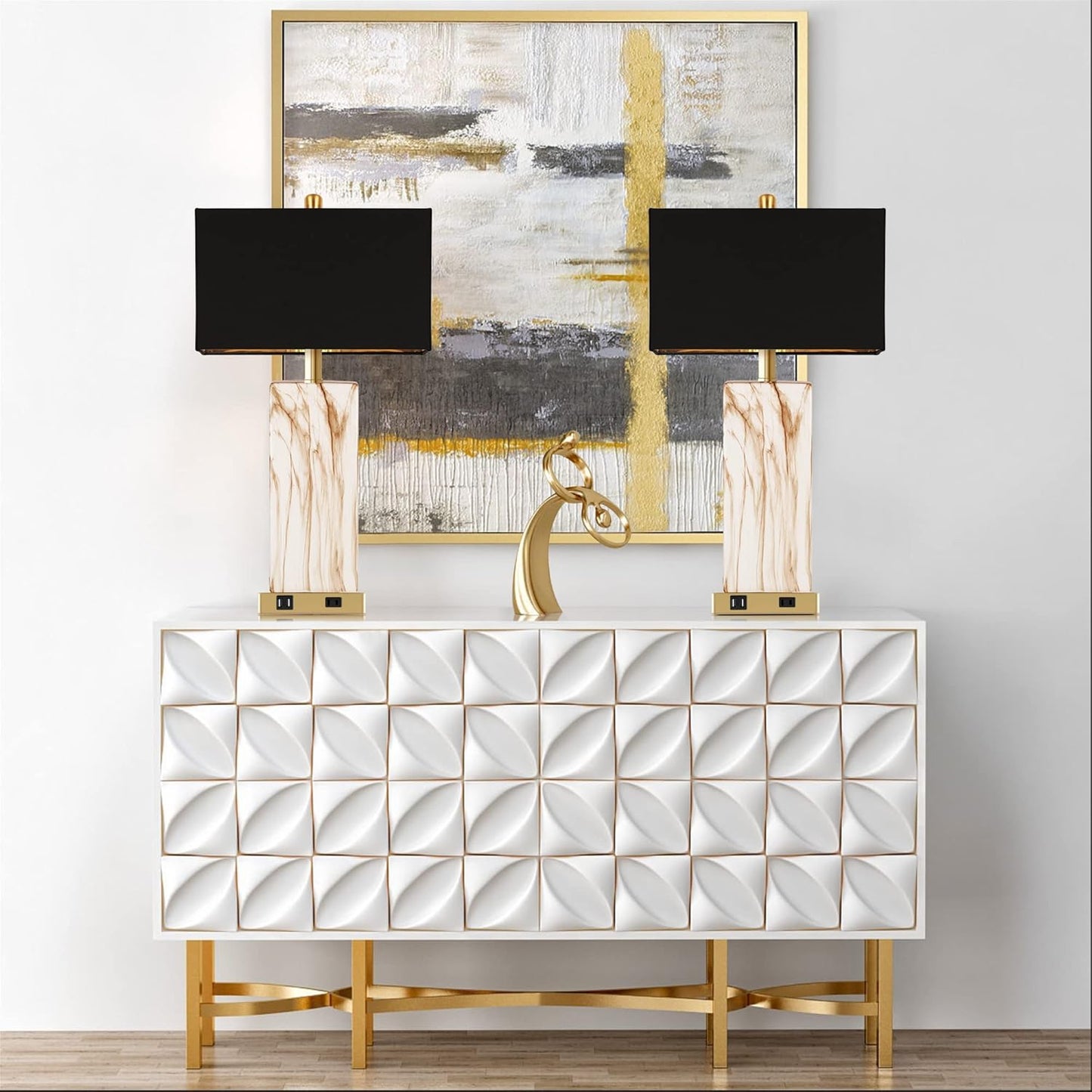 Luxury Ambient Table Lamps Set
