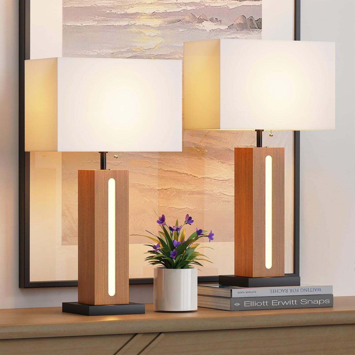 Aura Glow Table Lamp Set
